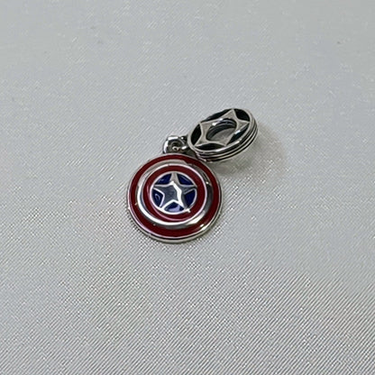 Charm Escudo Capitan America Marvel