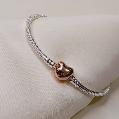 Brazalete Corazón Rose Gold