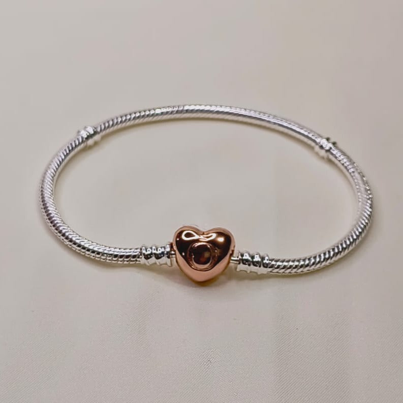 Brazalete Corazón Rose Gold