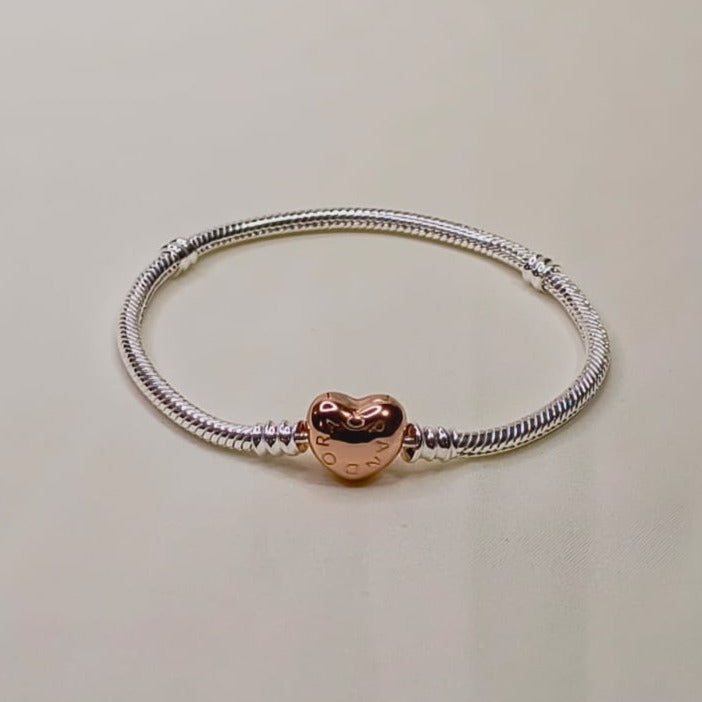 Brazalete Corazón Rose Gold