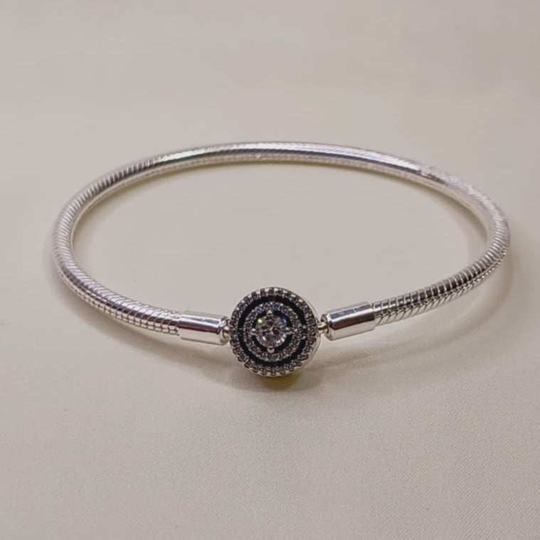 Brazalete Broche de Halo Brillante